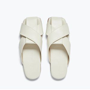 FREDA SALVADOR DOVE WHITE JOSI SLIP ON MULE